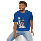 Resist - Patriotic Statue of Liberty T-Shirt - Unisex Softstyle Tee