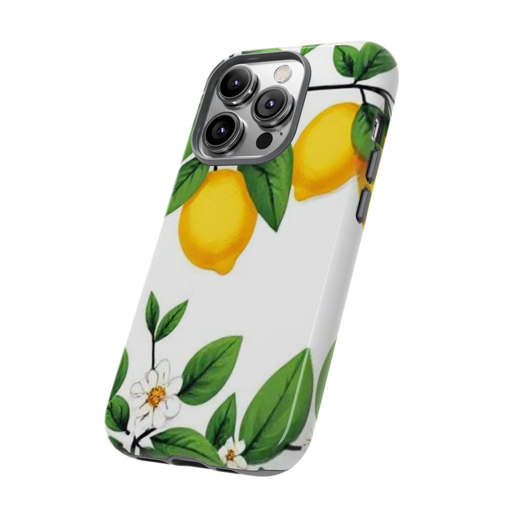 Lemon Blossom Tough Phone Case for iPhone