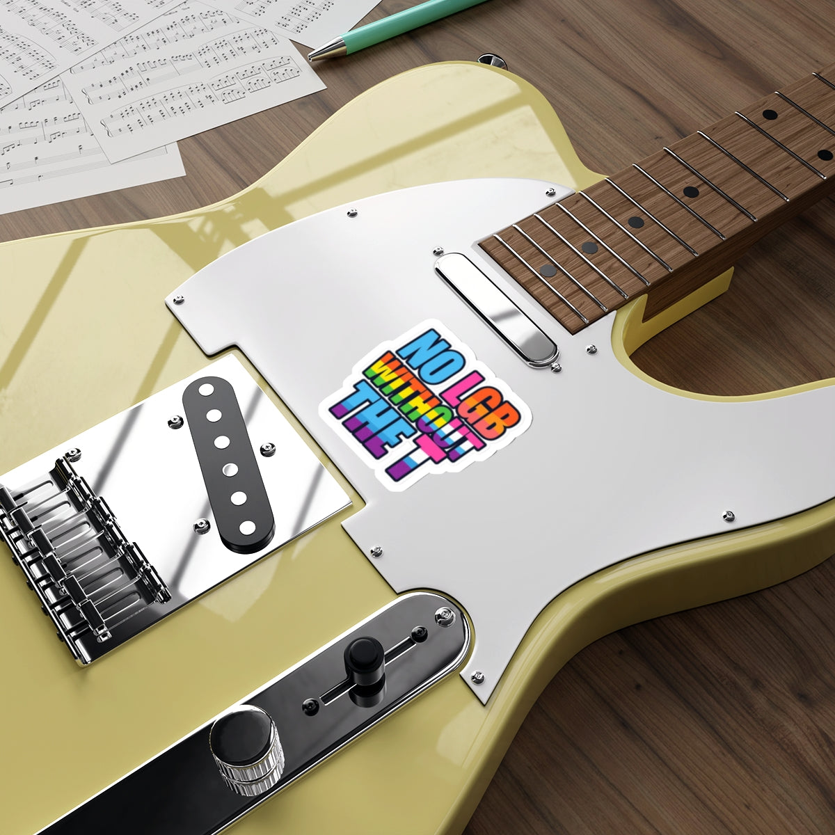 Die-Cut Stickers - NO LGB WITHOUT THE T