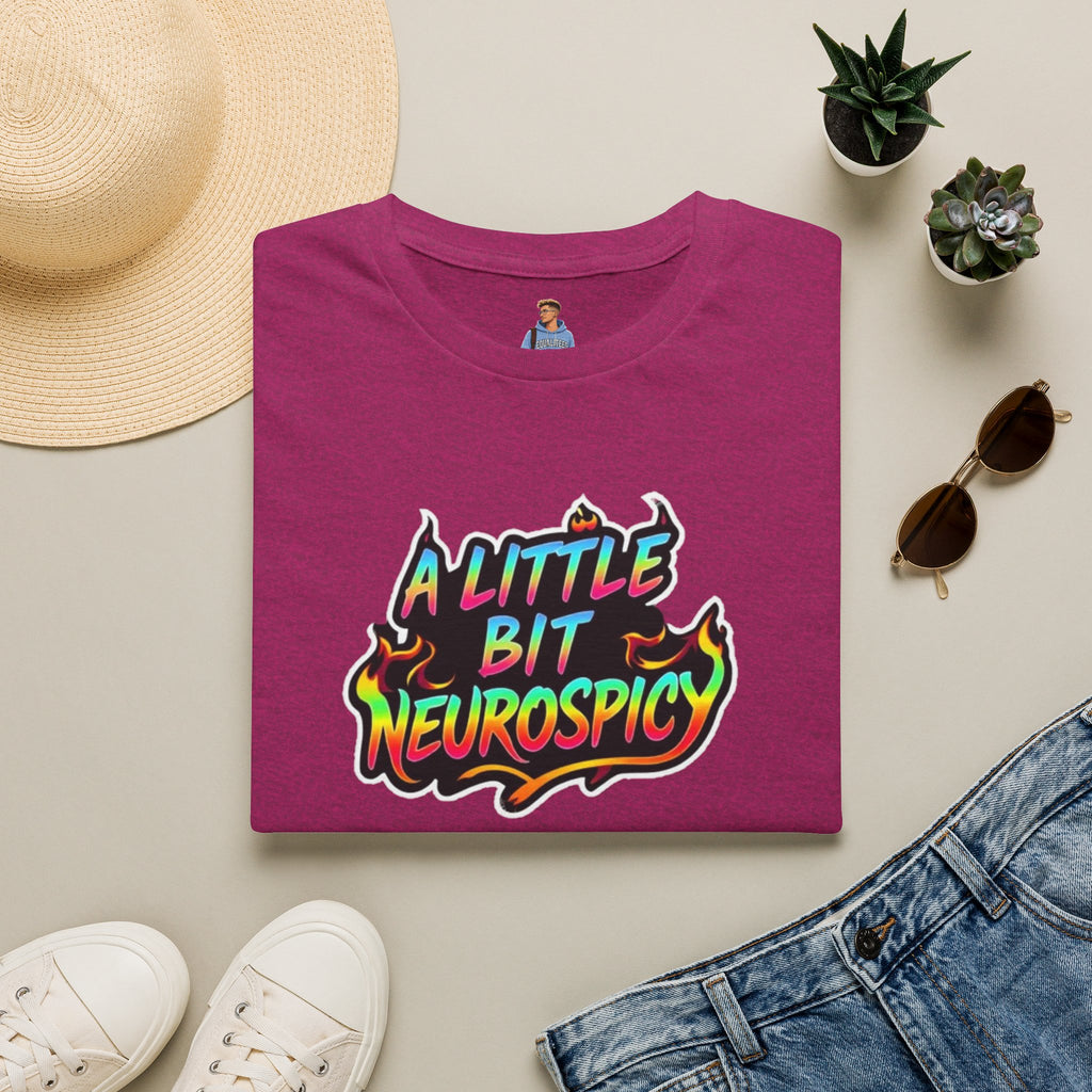 A Little Bit Neurospicy Unisex Softstyle T-Shirt - Fun & Quirky Graphic Tee for Neurodivergent Awareness