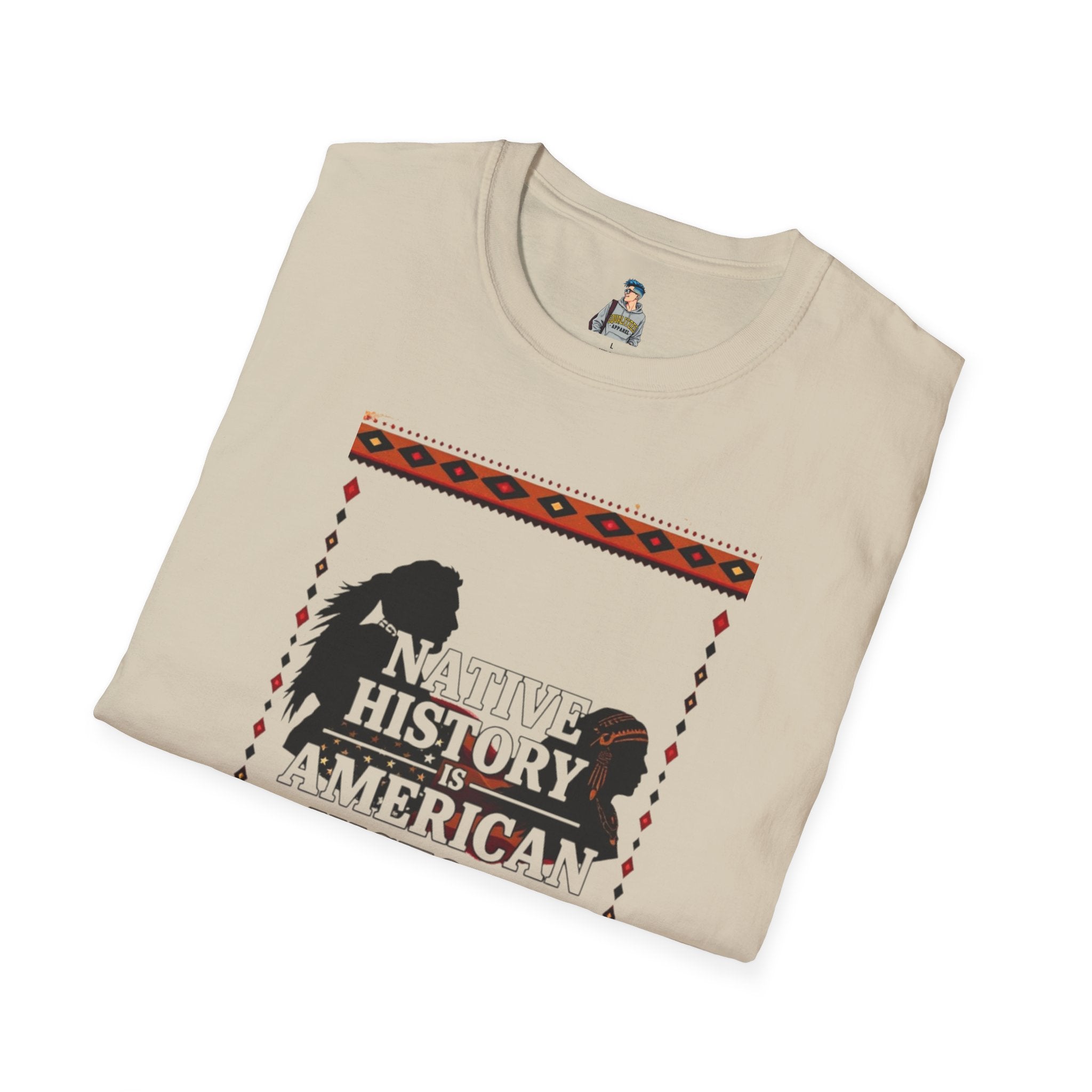 Native History is American History Unisex Softstyle T-Shirt | Cultural Awareness Tee