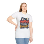 Put Human Back in Humanity T-Shirt — Inspirational Peace Dove Tee