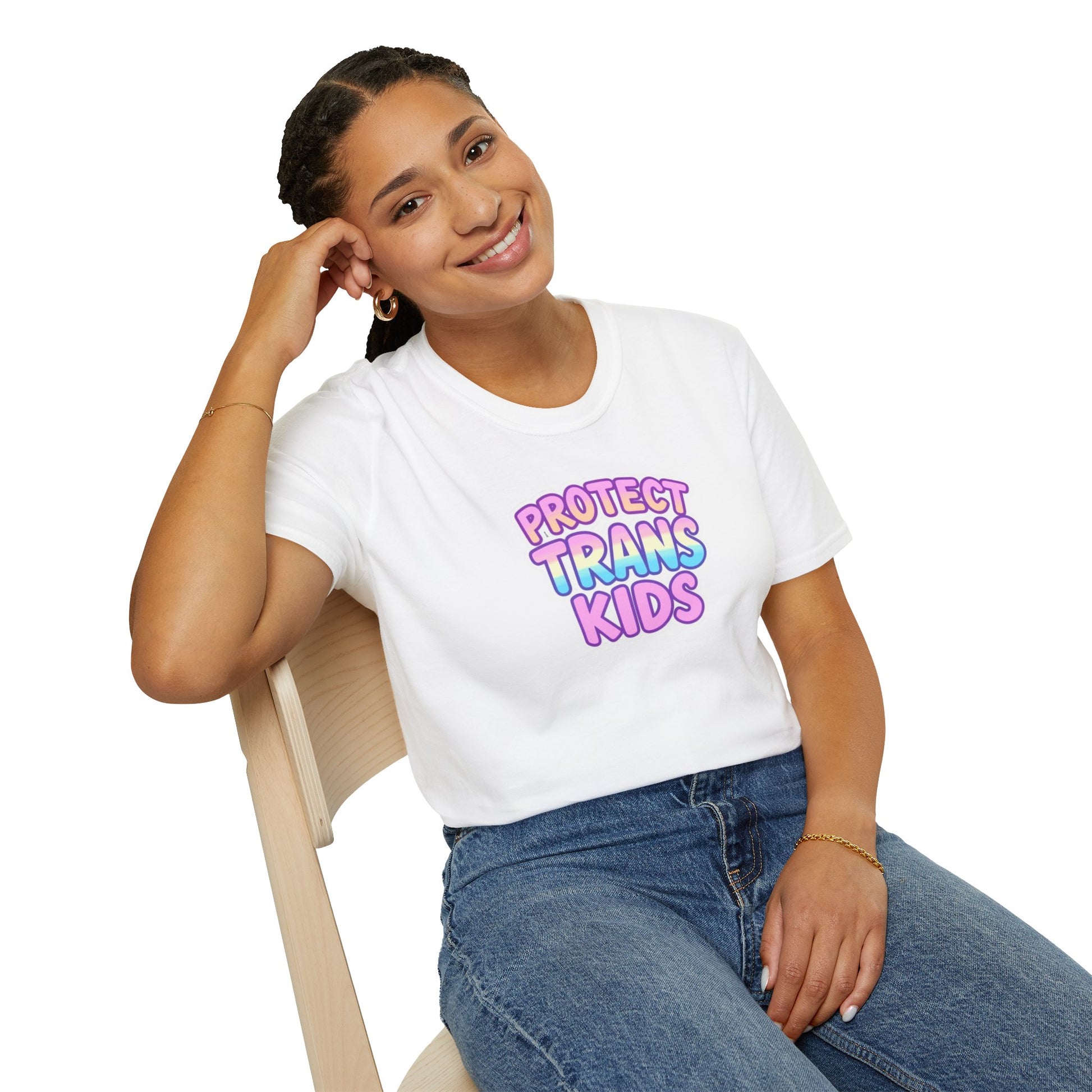 Unisex Softstyle T-Shirt - Protect Trans Kids Tee