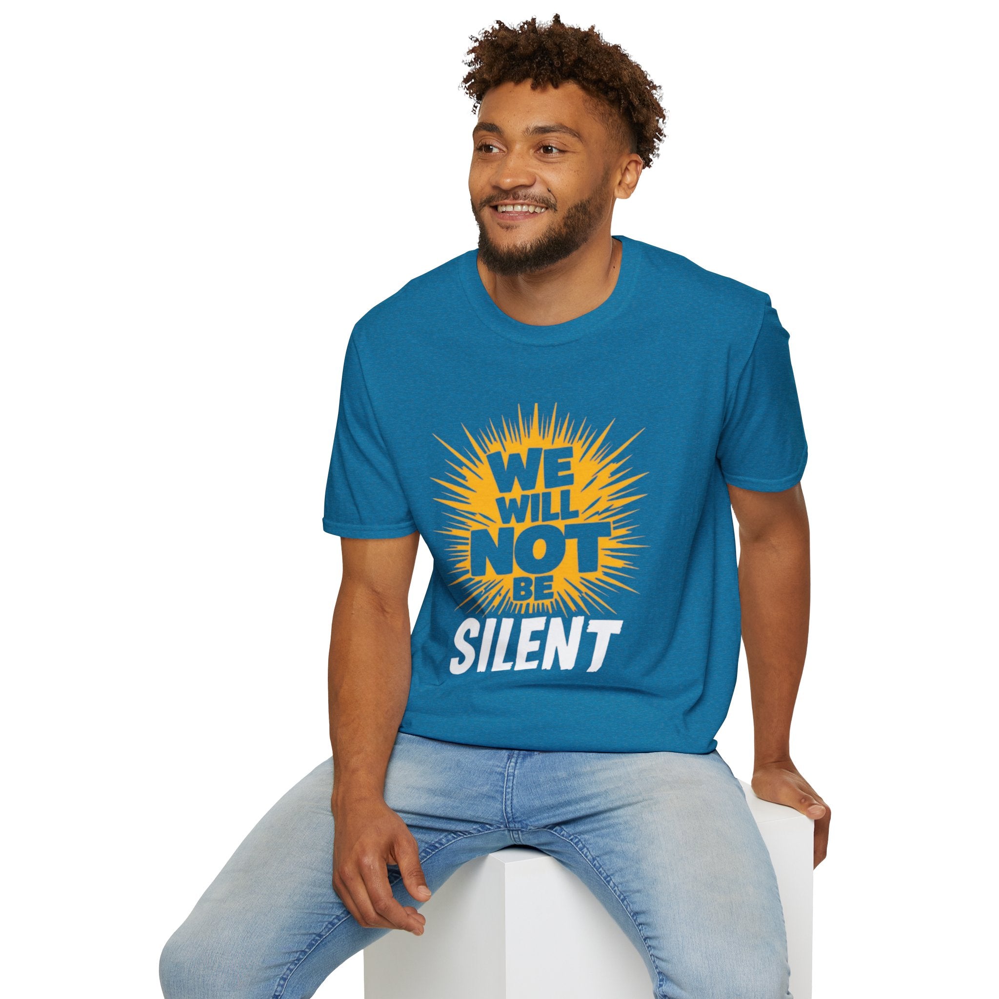 Empowerment Graphic Tee - We Will Not Be Silent | Unisex Softstyle T-Shirt
