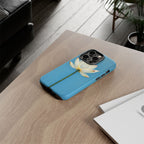 Open White Peace Lily Design Tough Case For Android & iPhone