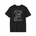 Patriotic Unisex Softstyle T-Shirt - "USA" & History Quote Design