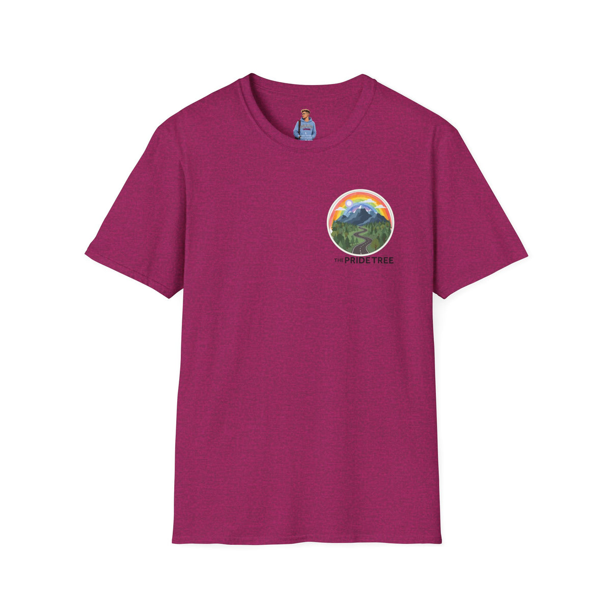 Pride Tree Las Vegas Mountain Graphic T-Shirt