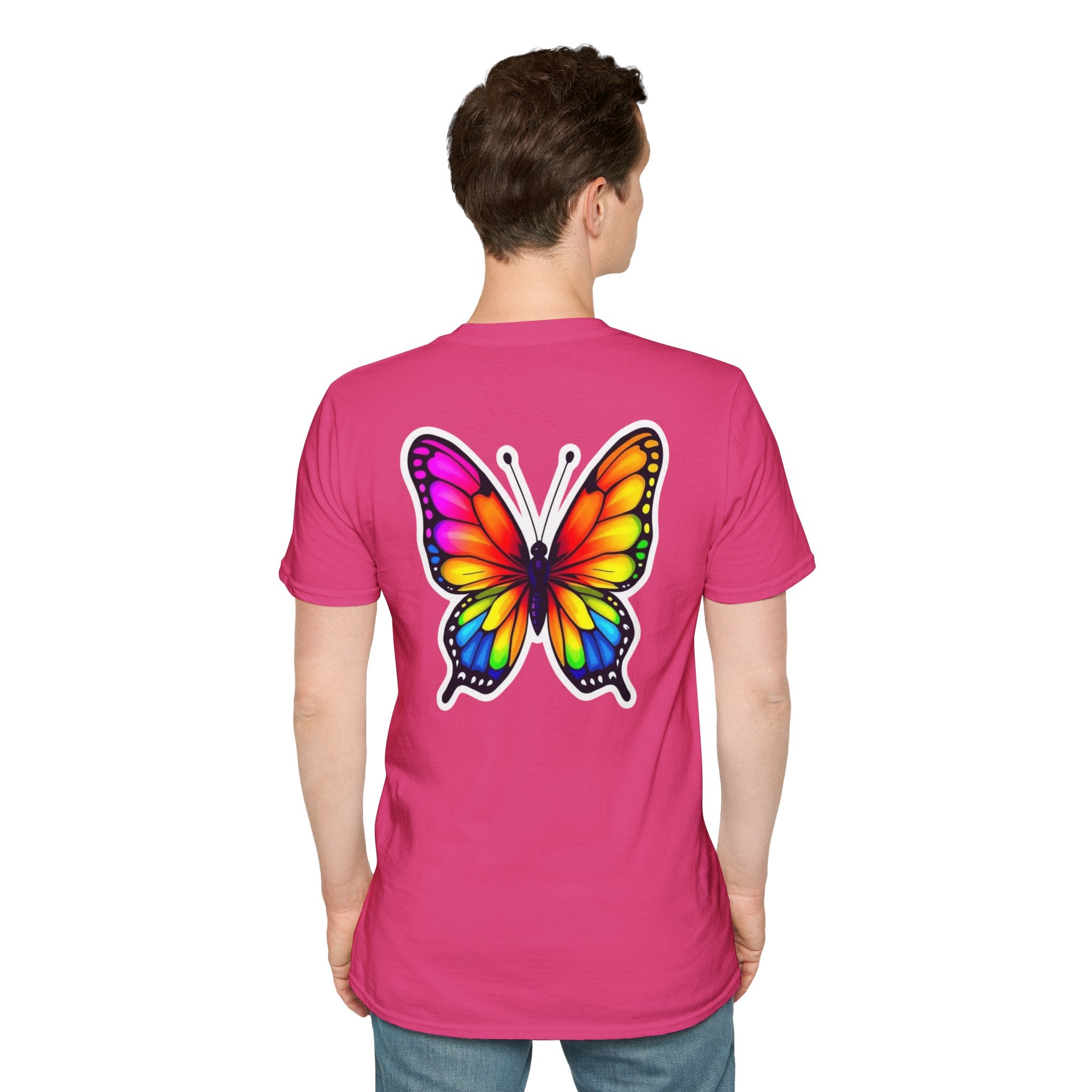 Rainbow Butterfly Cocoon Pride T-Shirt