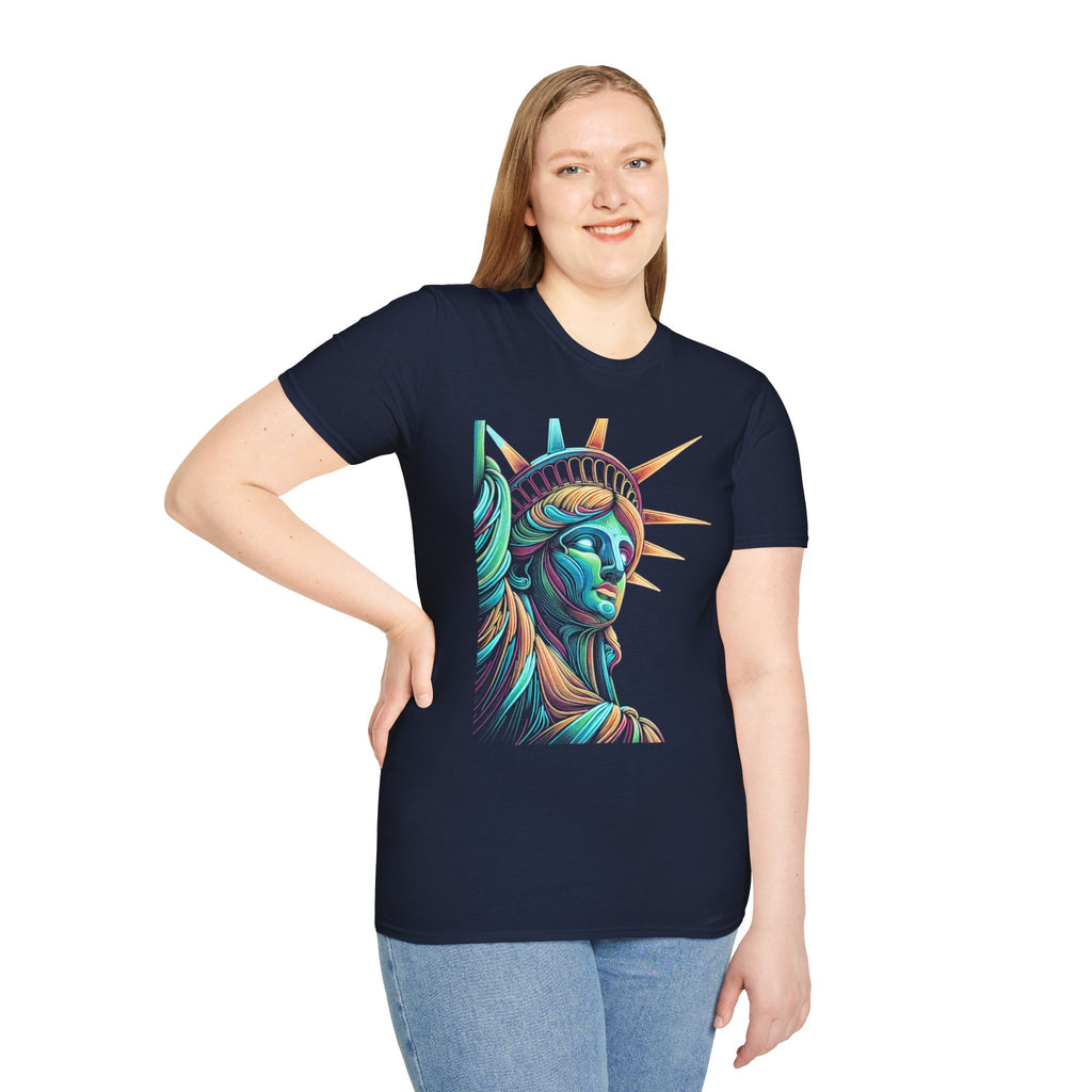 Lady Liberty - Softstyle Unisex T-Shirt
