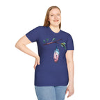 Trans Caterpillar to Butterfly Transformation T-Shirt, Unisex Graphic T-Shirt