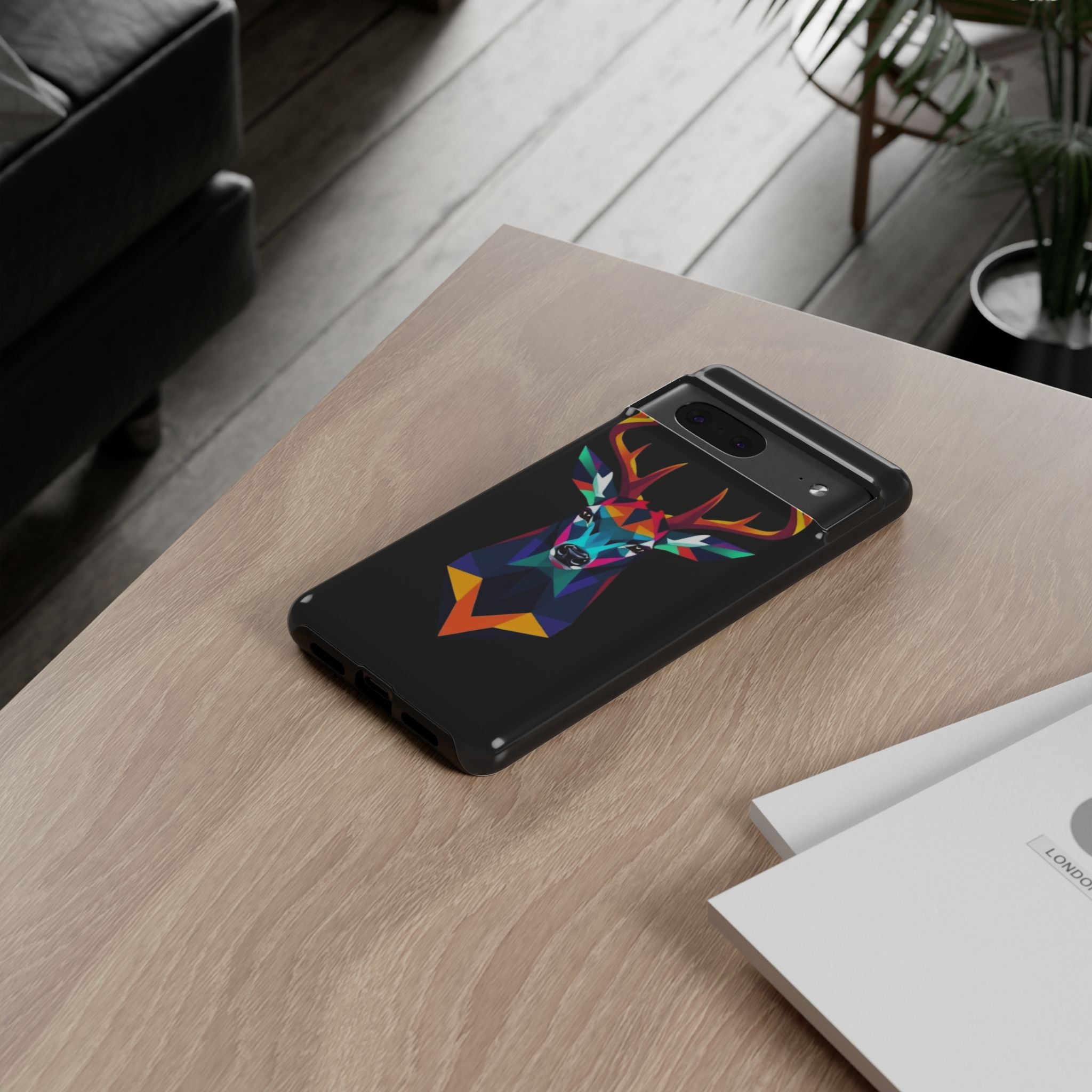 Colorful Fractal Deer Art Design Tough Case For Android & iPhone