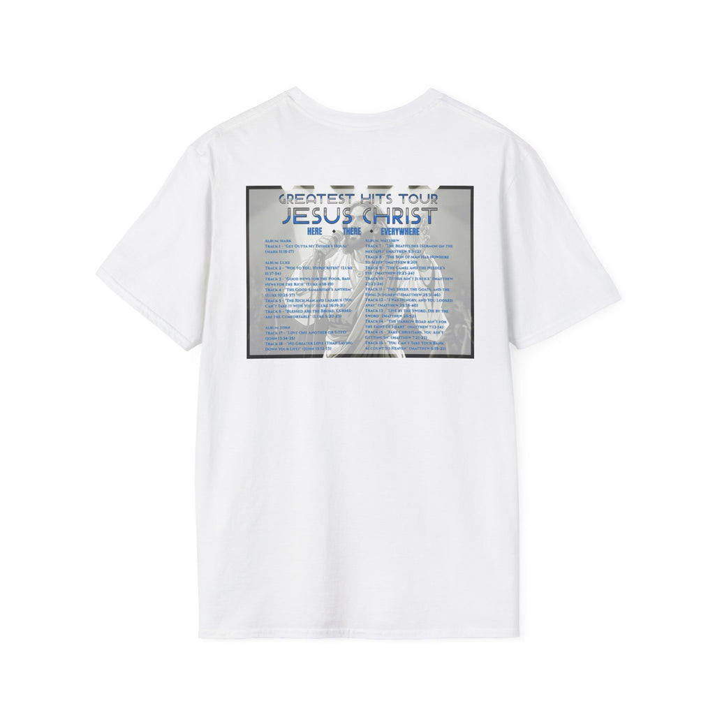Unisex Softstyle T-Shirt - Jesus Christ Greatest Hits Tour Tee