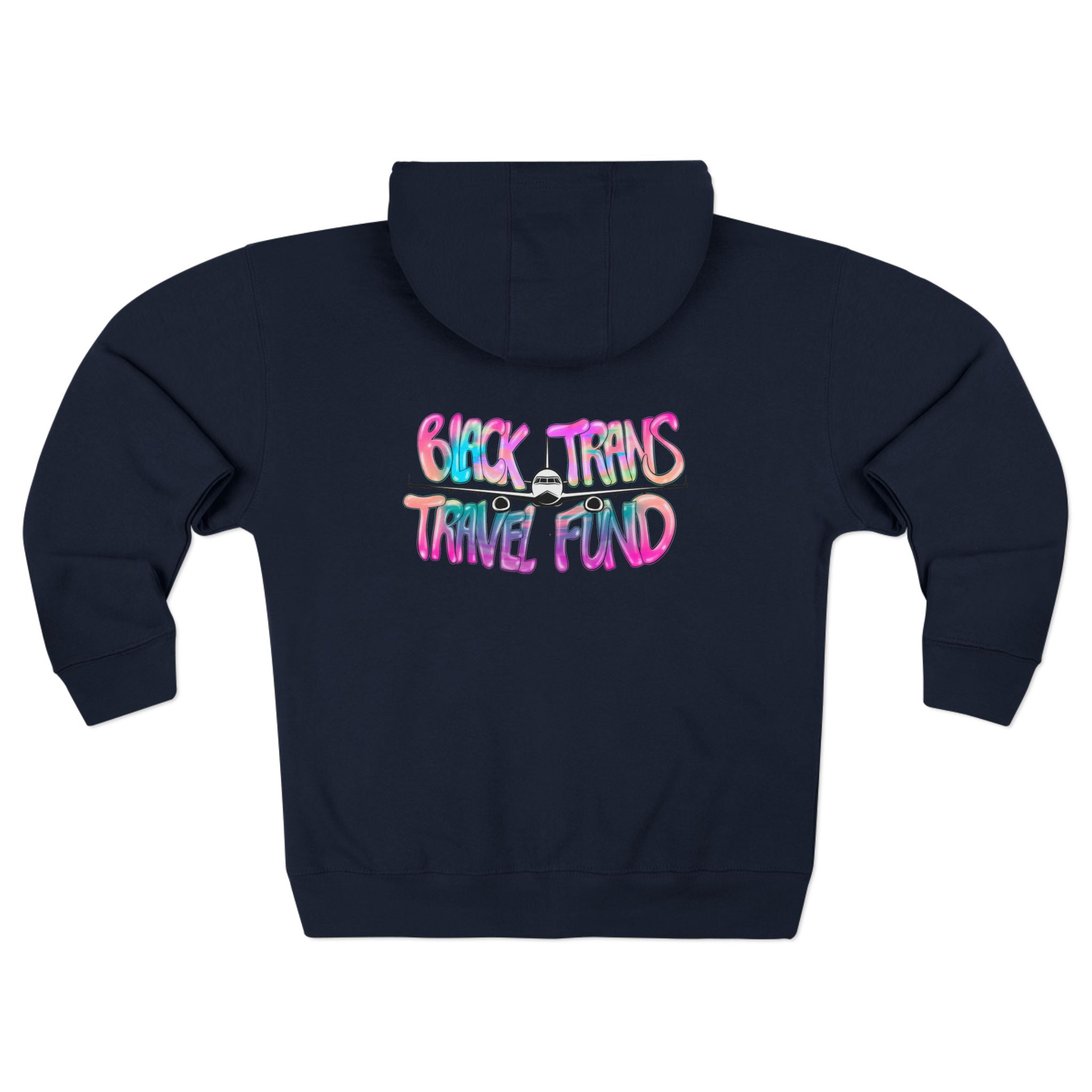 BTTF - Black Trans Travel Fund Unisex Zip-Up Hoodie