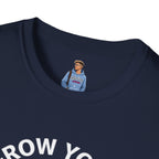 Grow Your Own Way Trans Pride Unisex T-Shirt - Floral Design for Garden Lovers