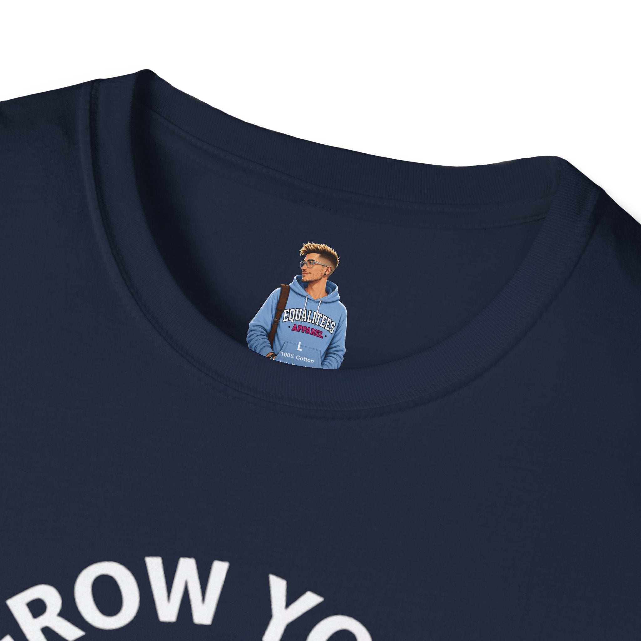 Grow Your Own Way Trans Pride Unisex T-Shirt - Floral Design for Garden Lovers