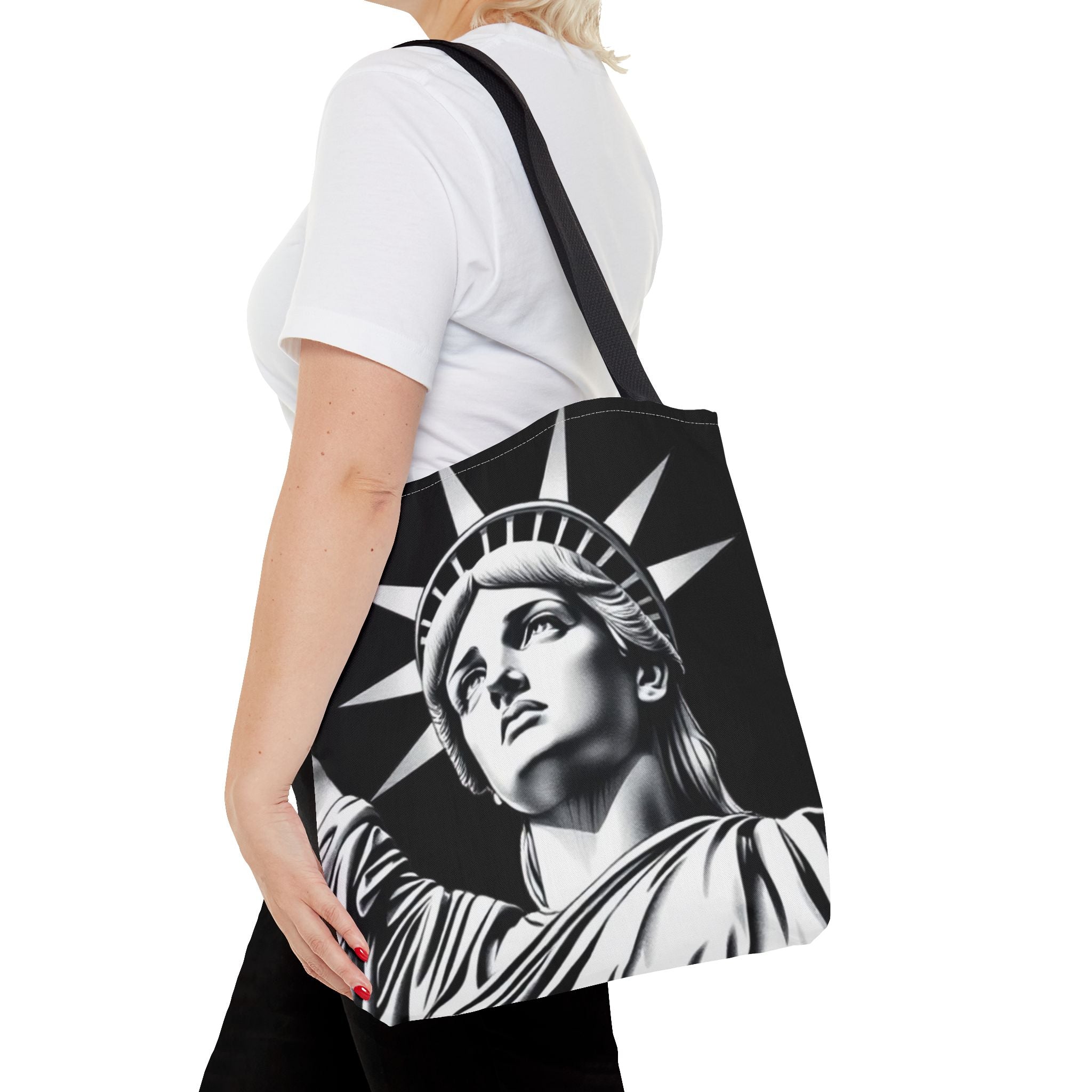 Lady Liberty Sketch Tote Bag