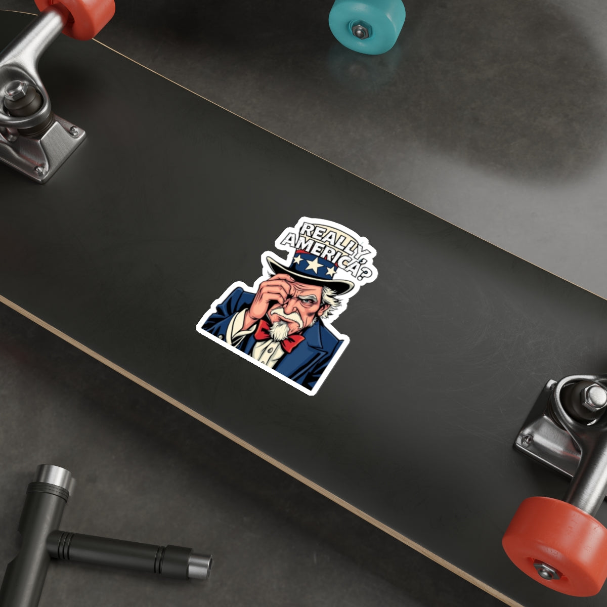 Die-Cut Stickers - Embarrassed Uncle Sam