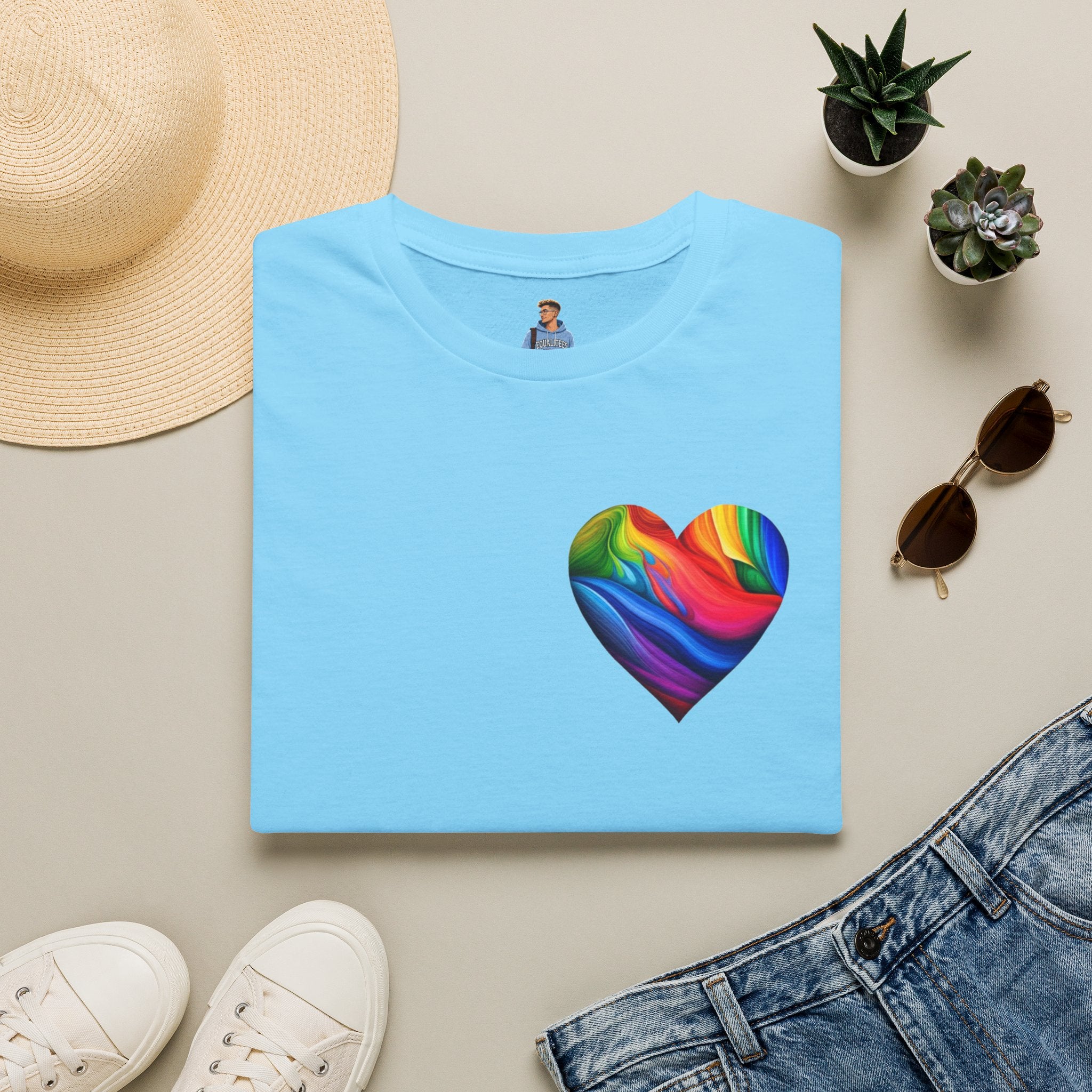 Pride Heart Design T-shirt