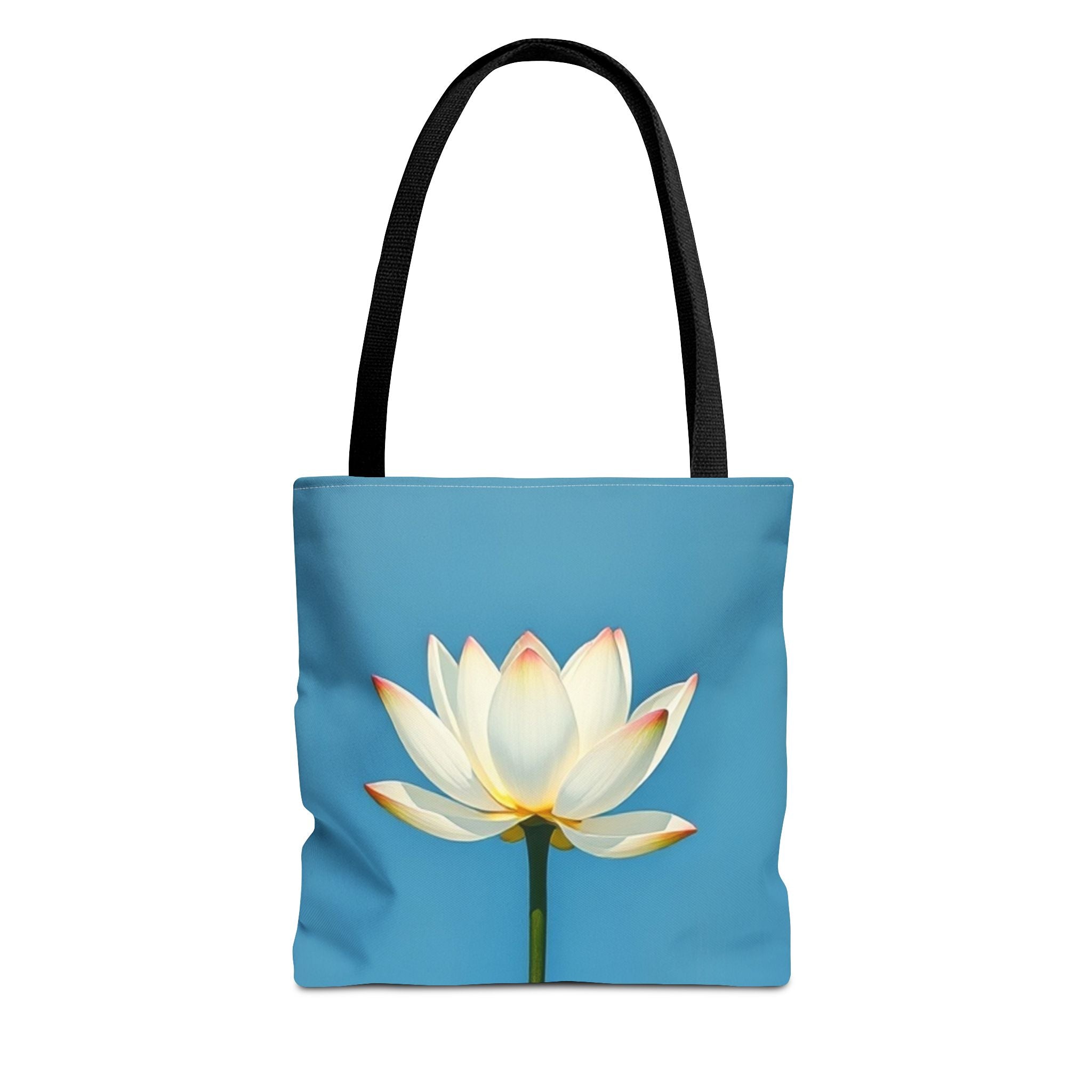 White Lily on Canvas Design - Tote Bag
