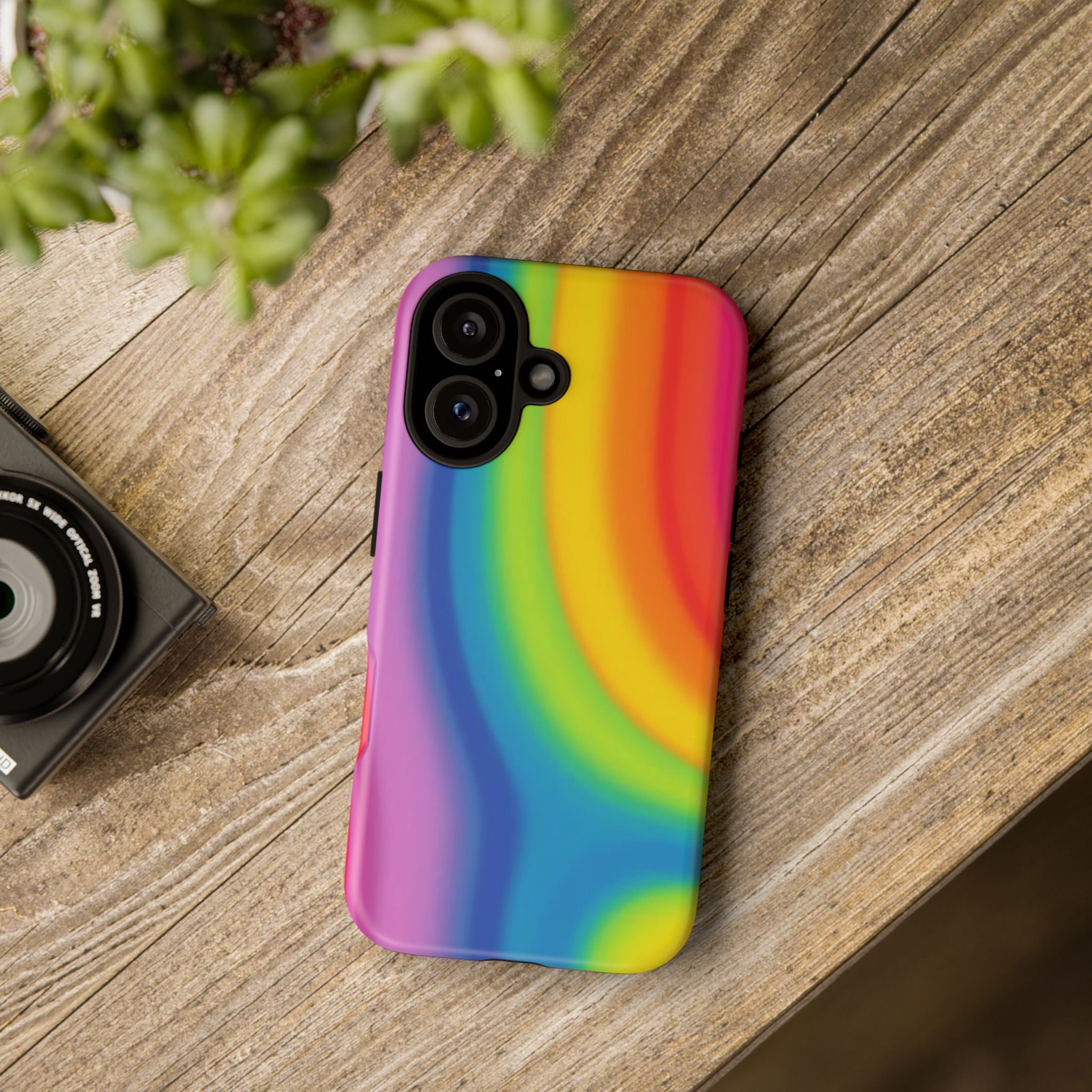Rainbow Swirl Tough Phone Case for iPhone