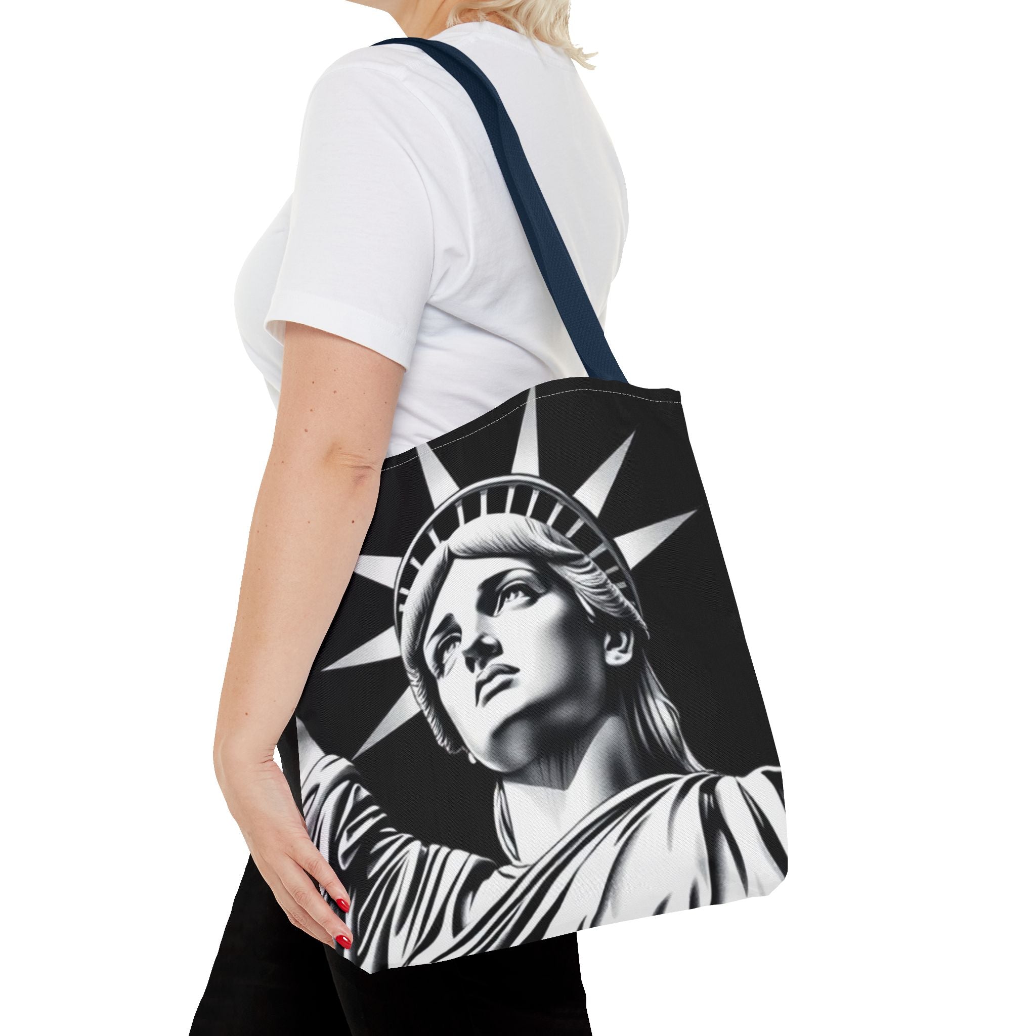 Lady Liberty Sketch Tote Bag