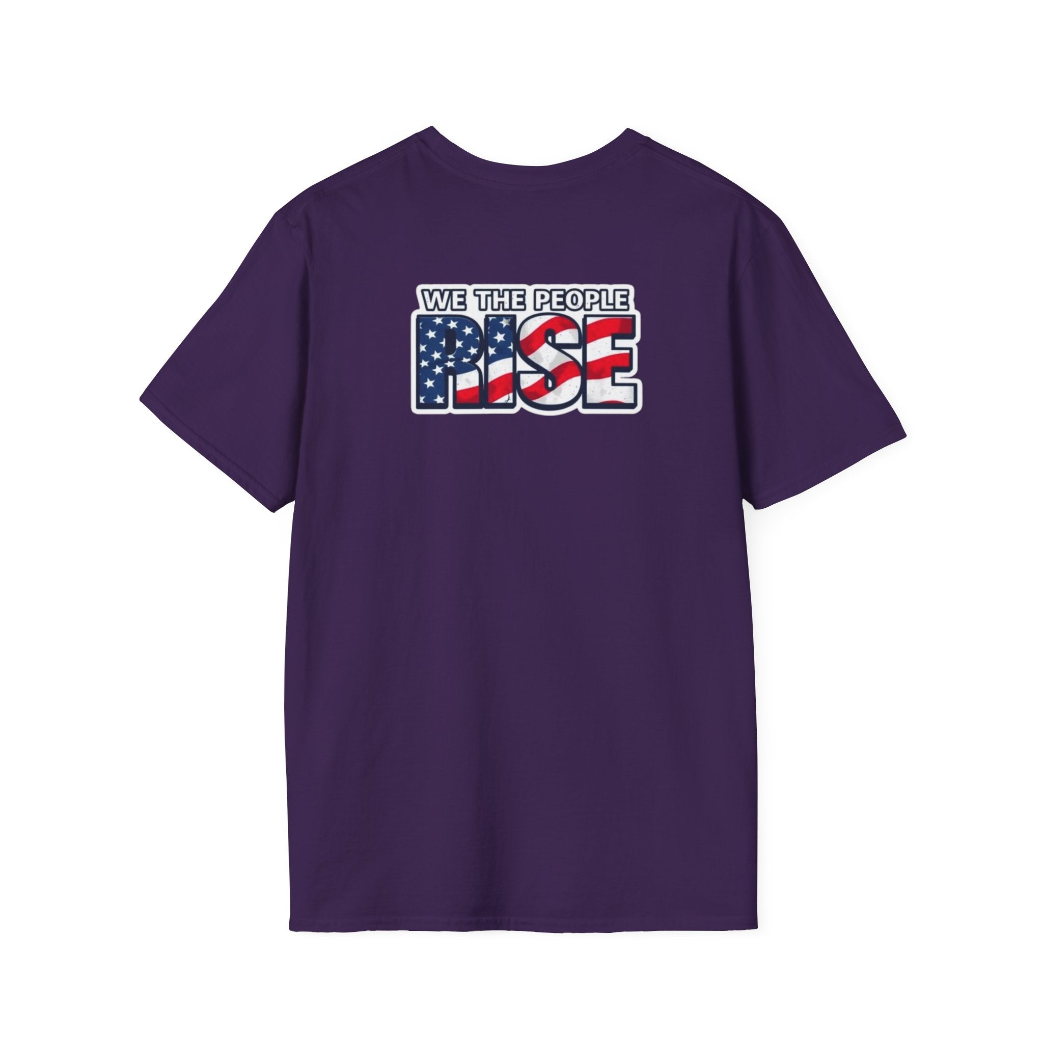 Patriotic Unisex T-Shirt - 50501 We The People Rise - American Flag Design