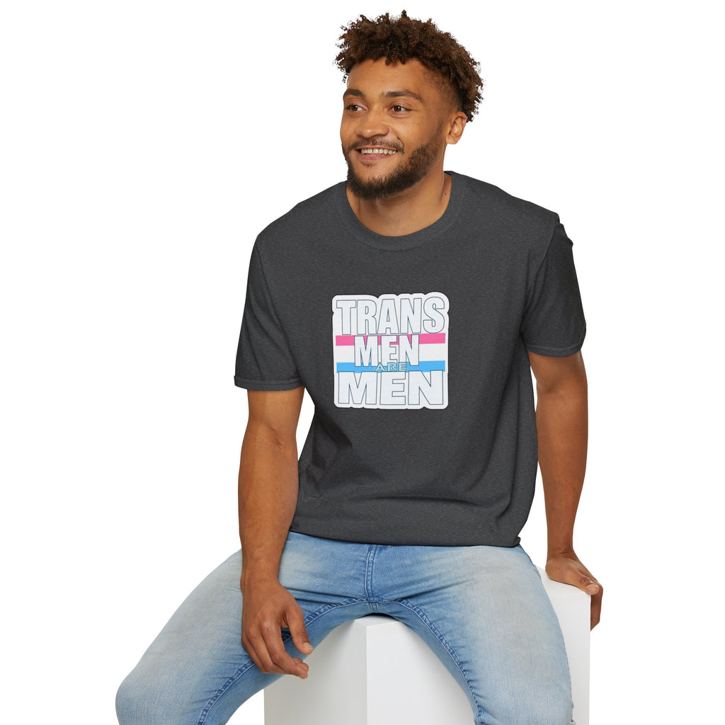 Unisex Softstyle T-Shirt - 'Trans Men Are Men' Statement Tee