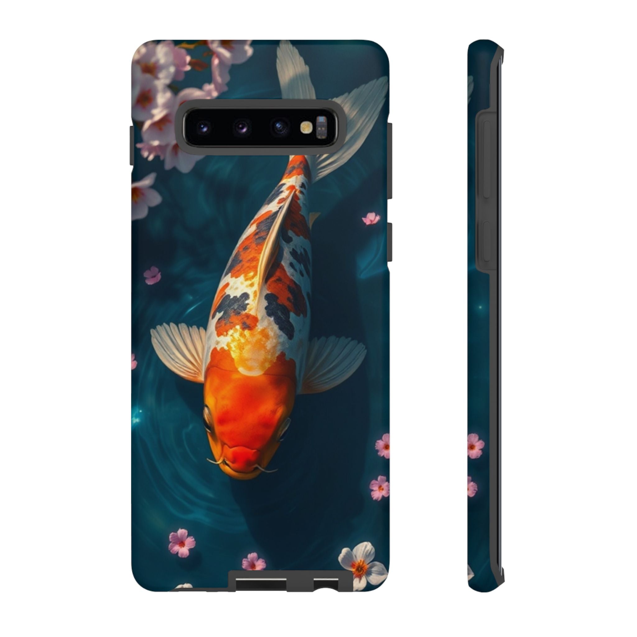 Peaceful Koi Cherry Blossom Tough Cases For Android & iPhone