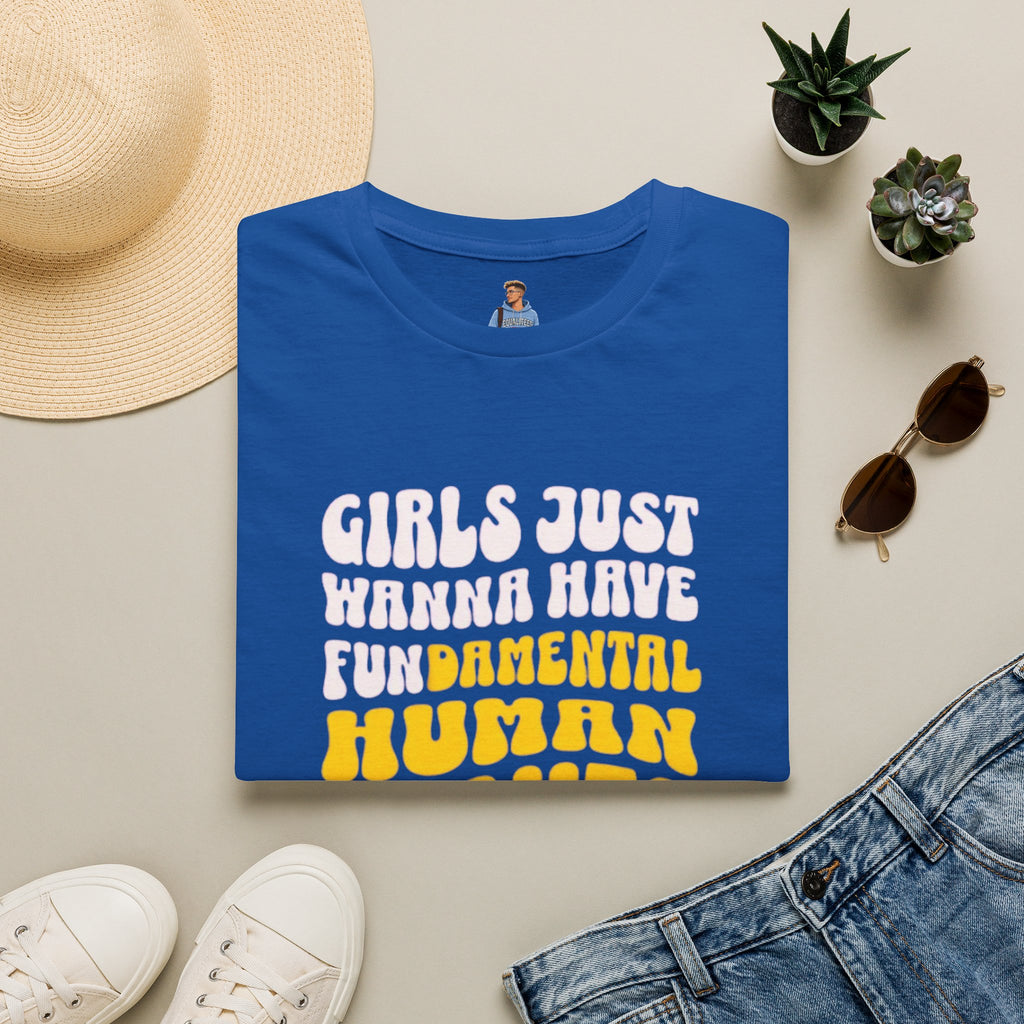 Girls Just Wanna Have Fundamental Human Rights Unisex Softstyle T-Shirt