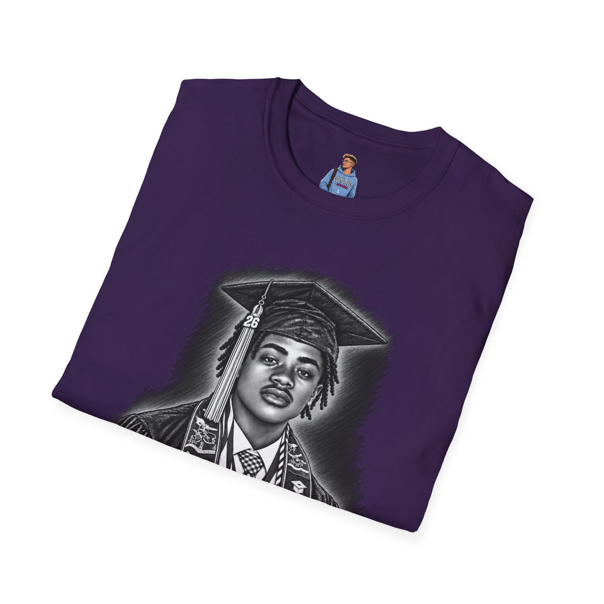 Graduation Portrait Front - In Memory of Pierre Damas Bel T-Shirt