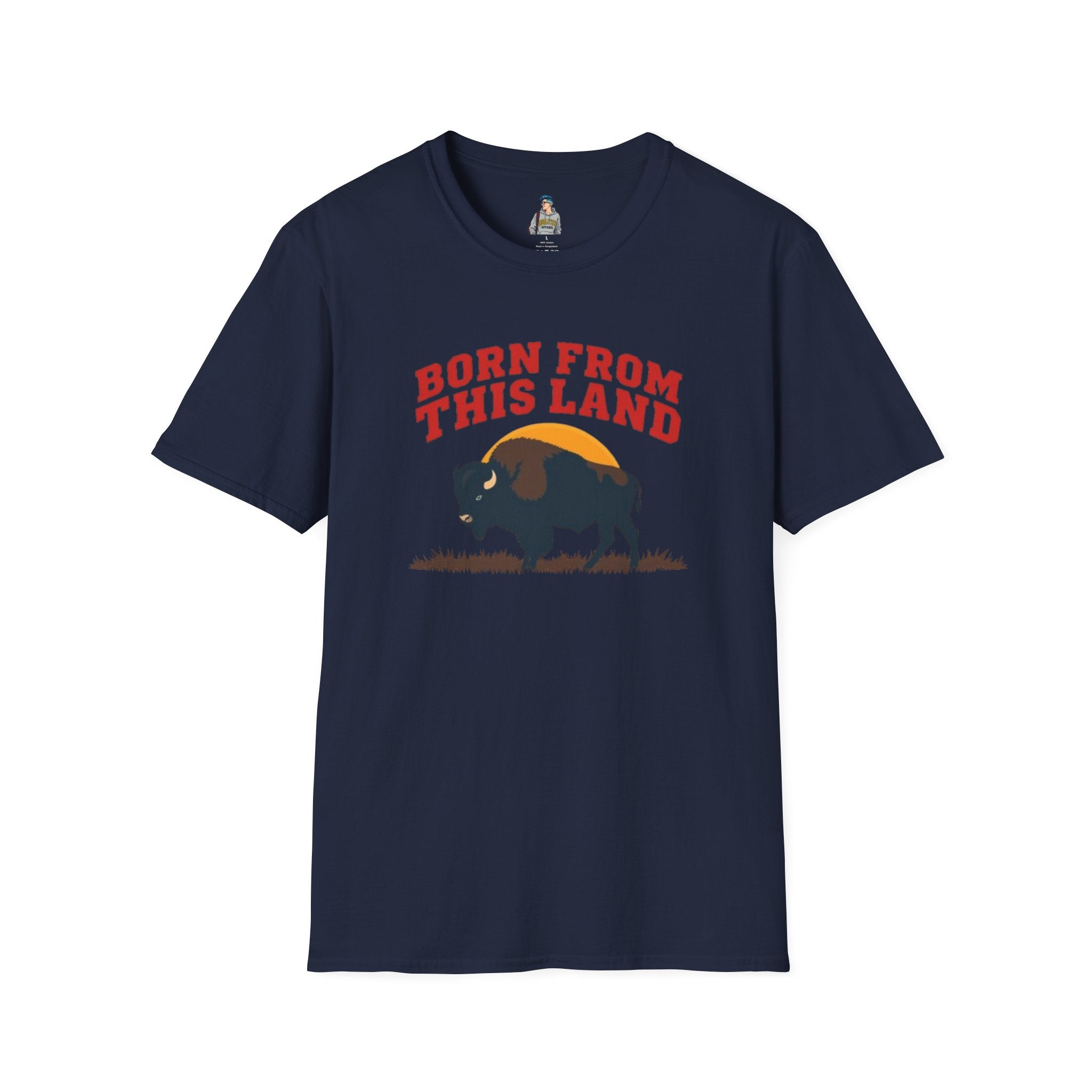 Born From this Land Native and Proud T-Shirt