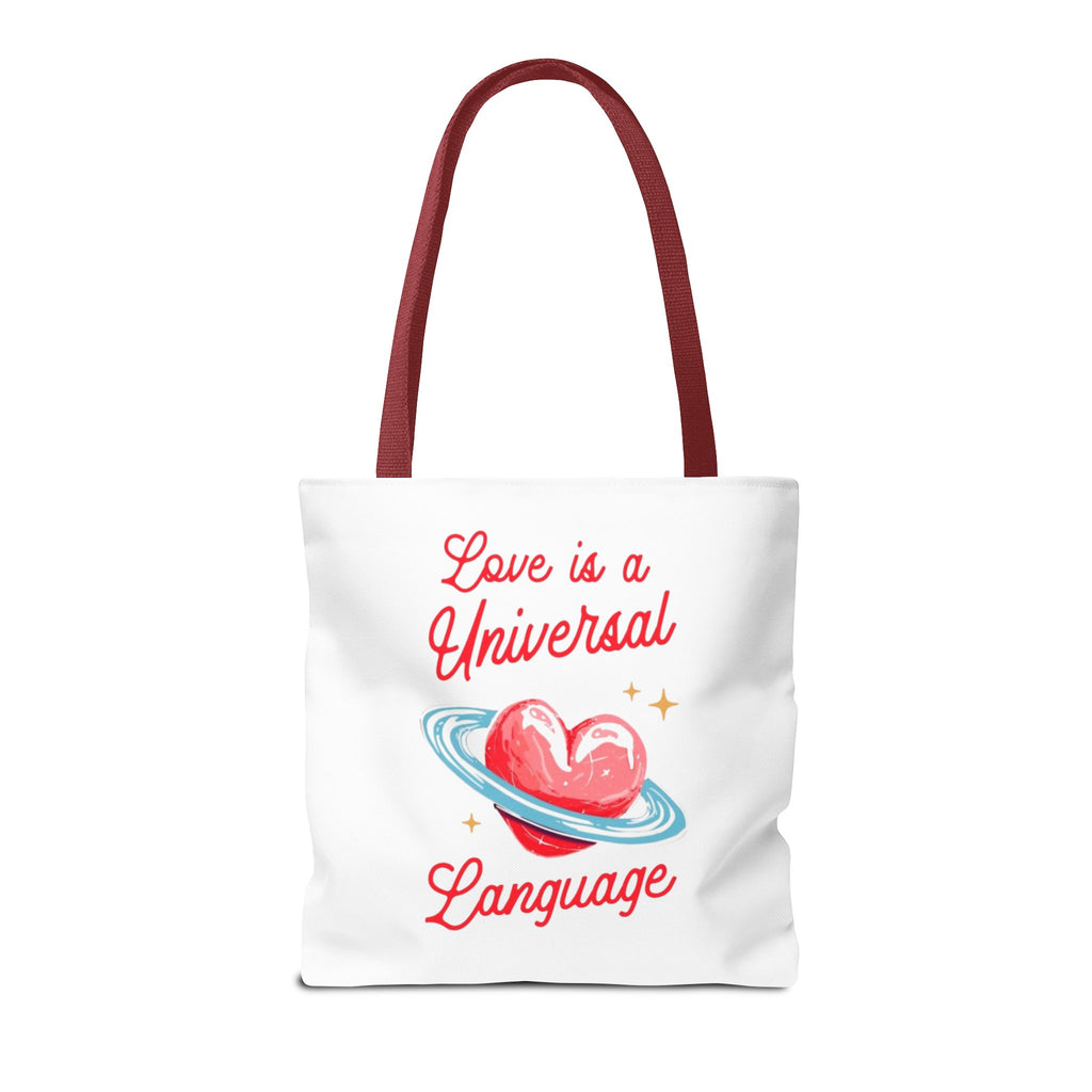 Love is a Universal Language Design - Tote Bag