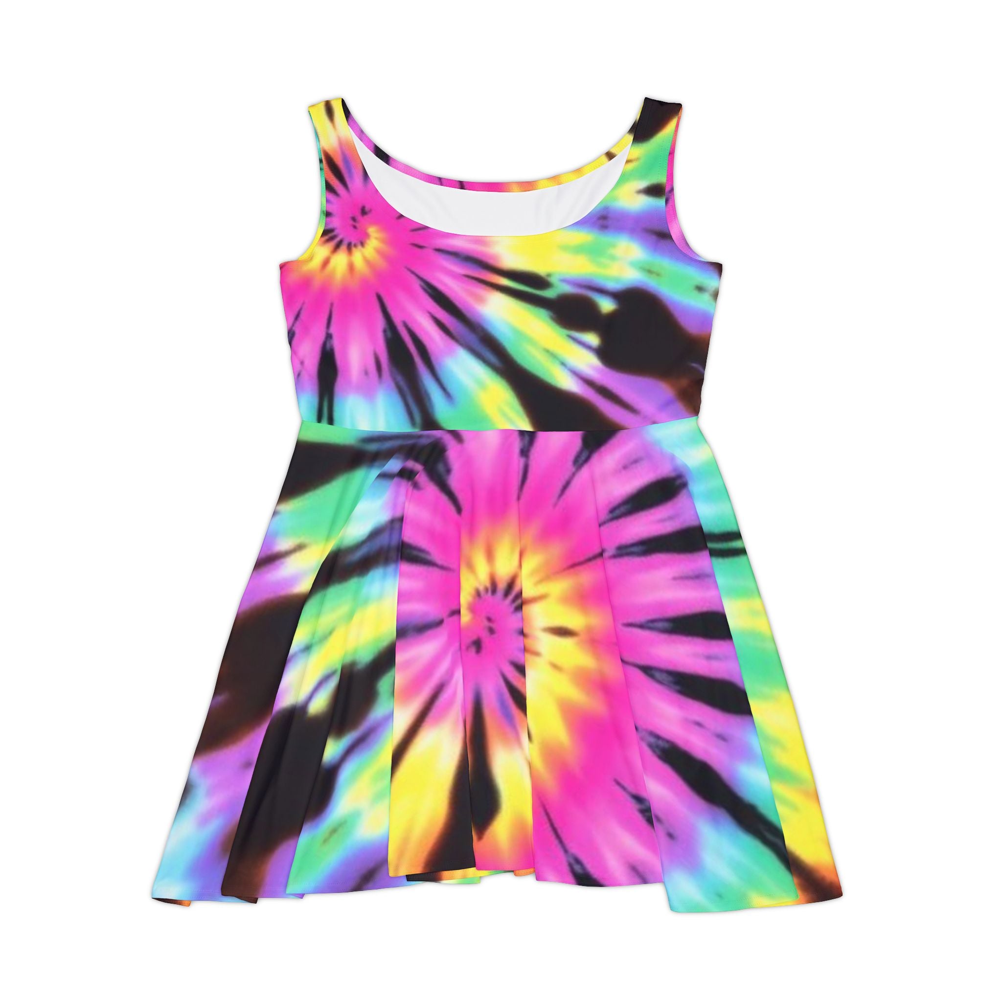 Tie-Dye Skater Dress - Perfect for Summer Outings & Festivals