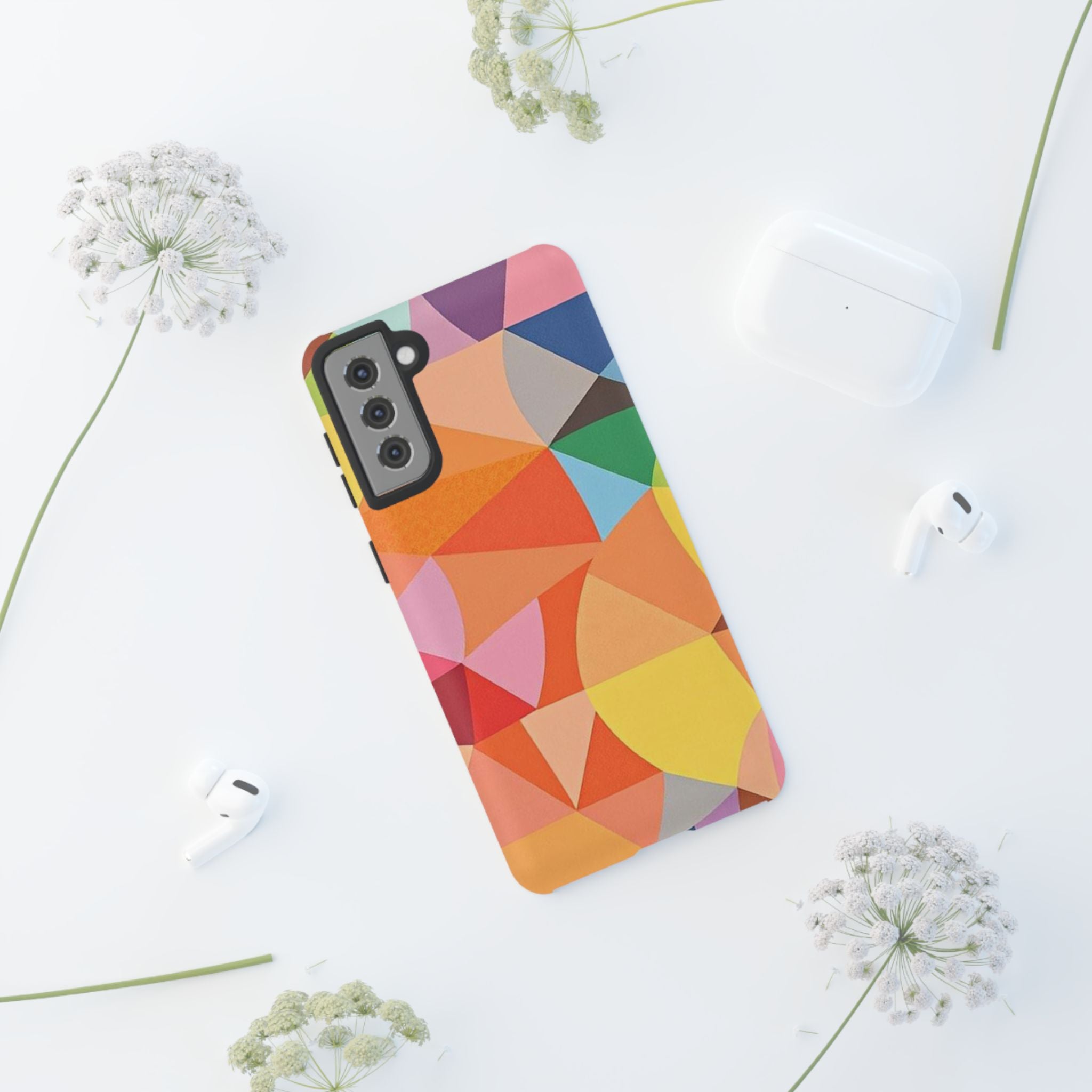 Colorful Geometric Tough Case for Android