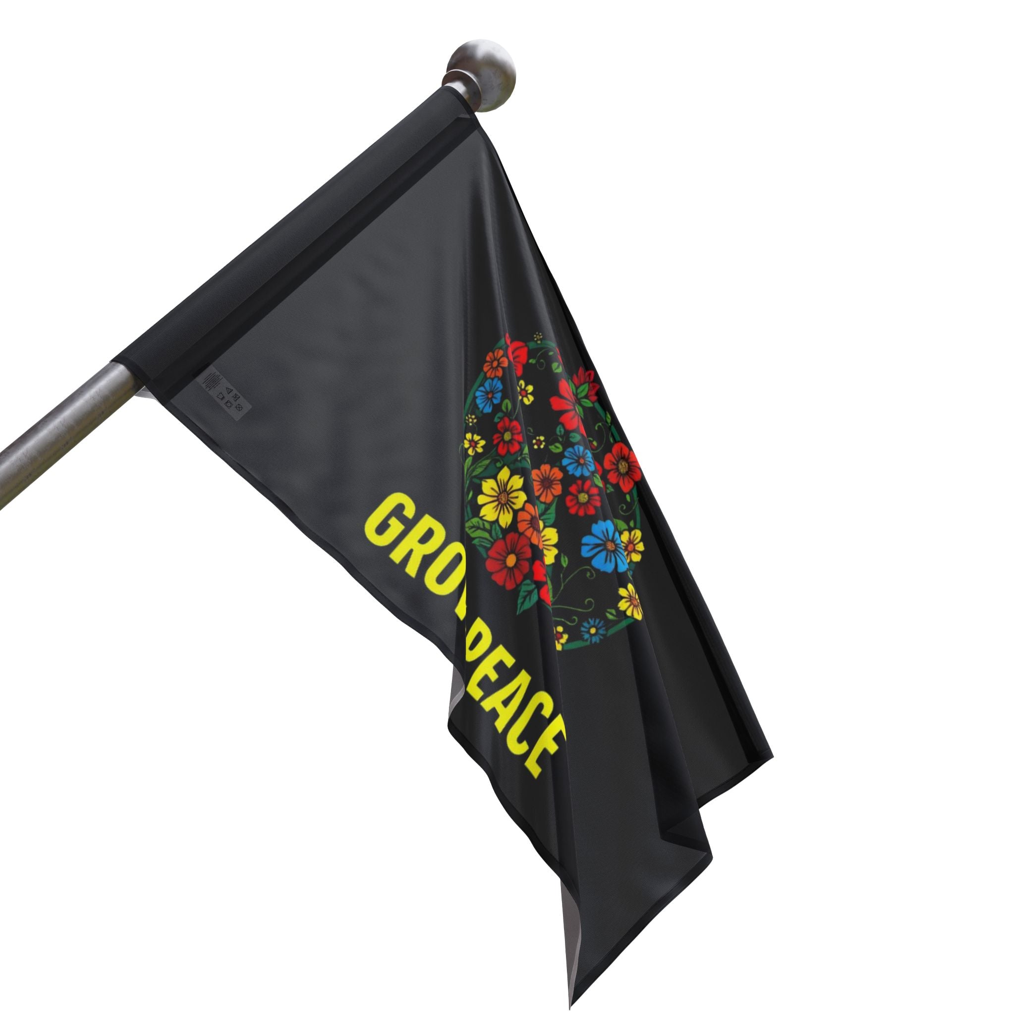 Floral Grow Peace Flag
