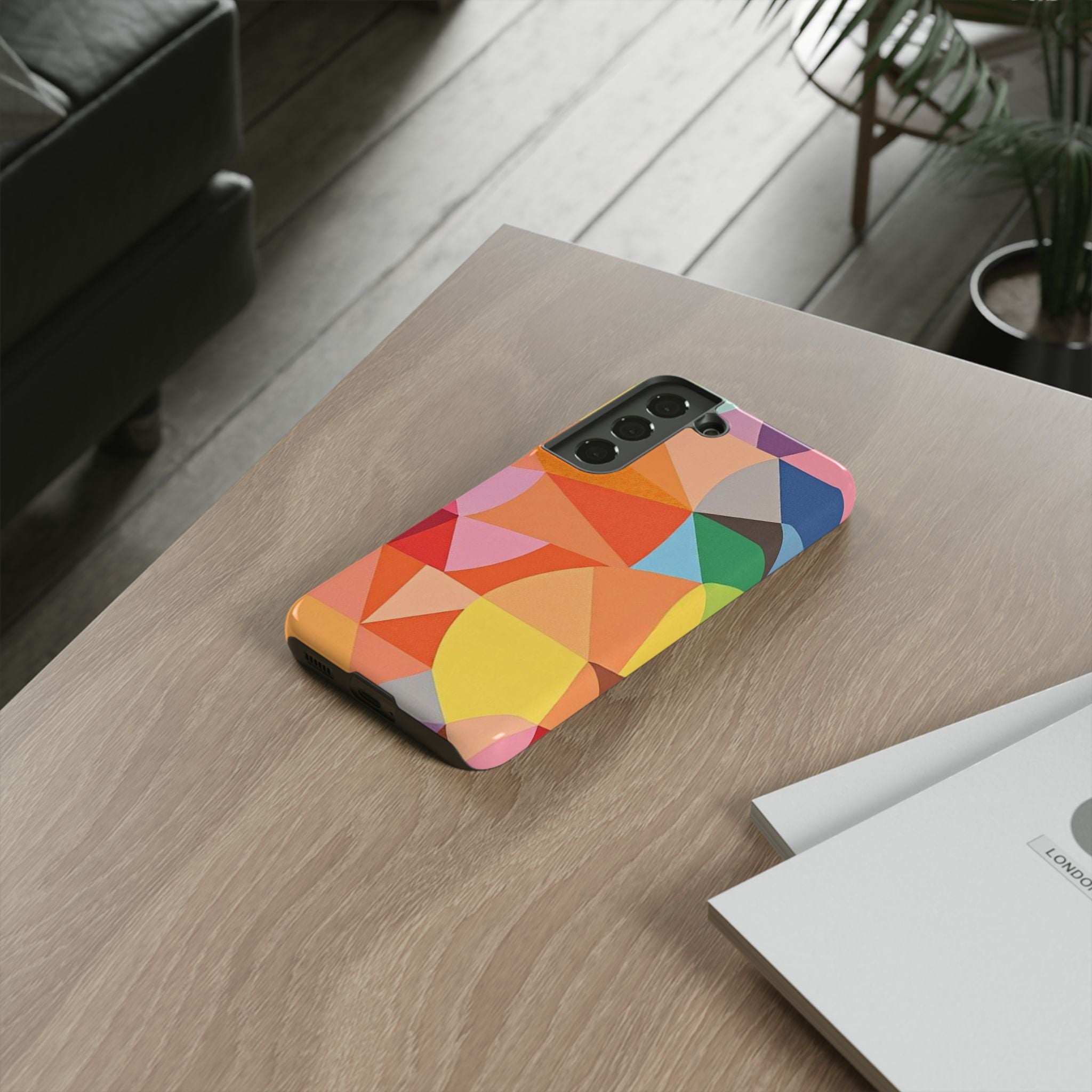 Colorful Geometric Tough Case for Android