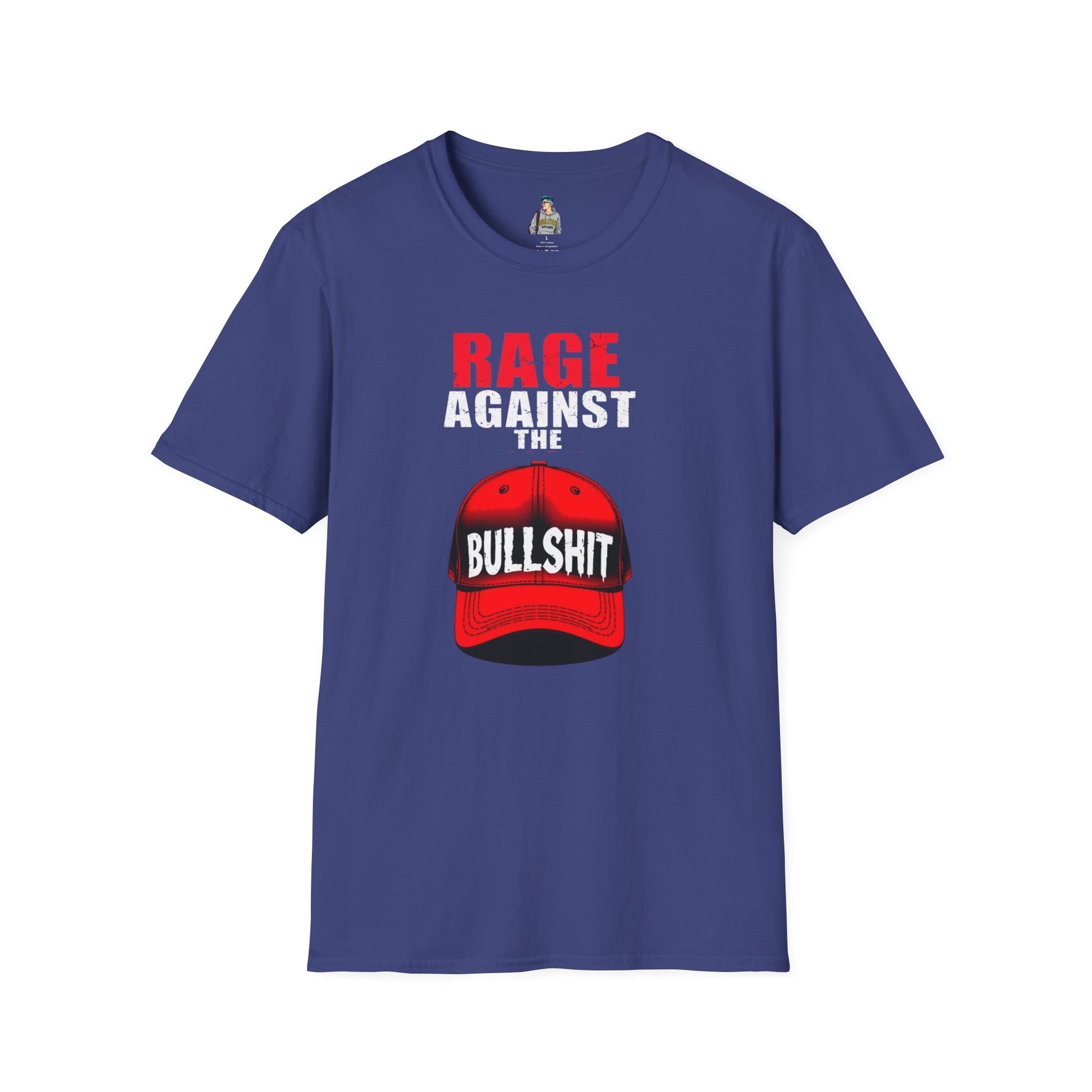 Unisex Softstyle T-Shirt - "Rage Against the BS" Graphic Tee