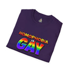 Homophobia Is Gay Graphic T-Shirt