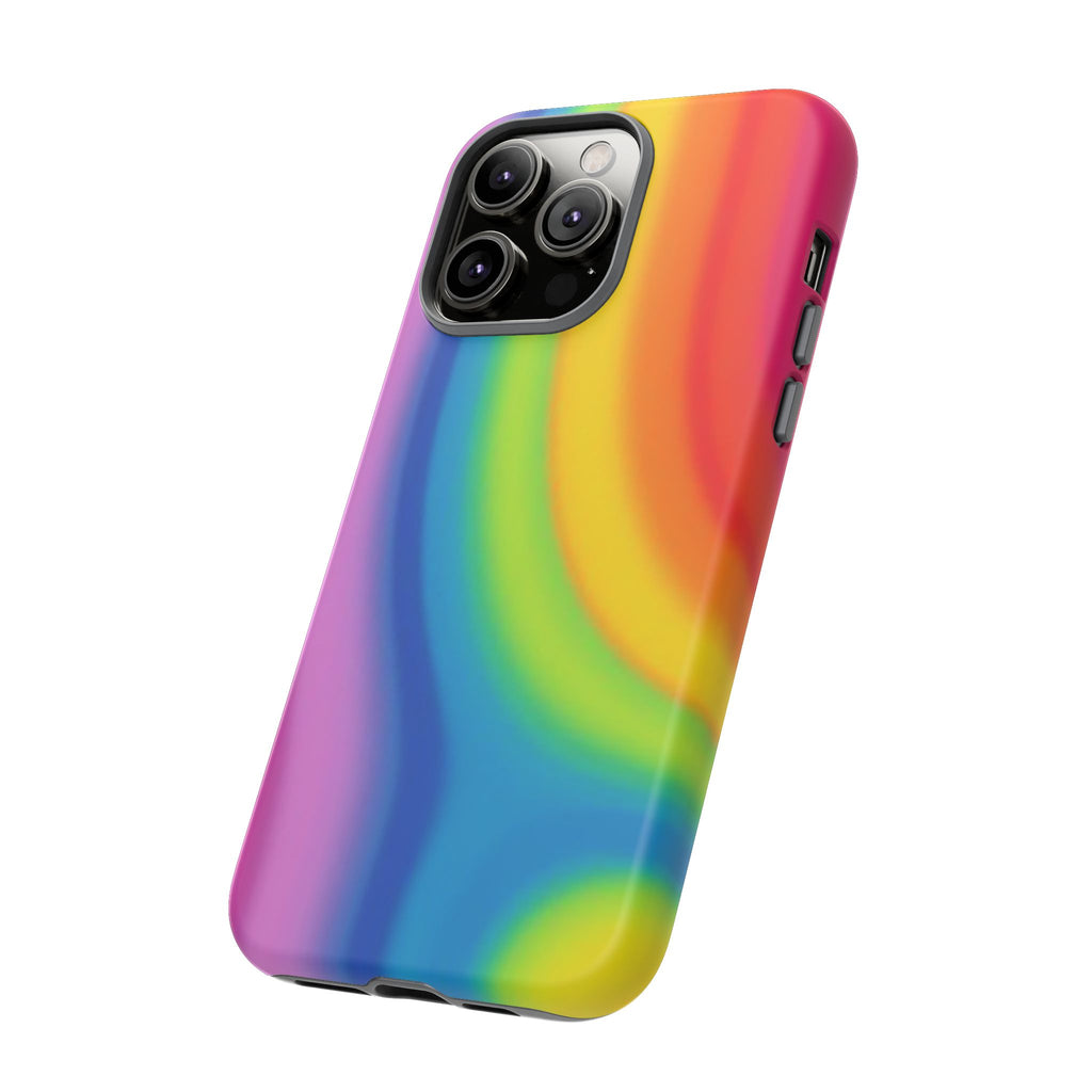 Rainbow Swirl Tough Phone Case for iPhone