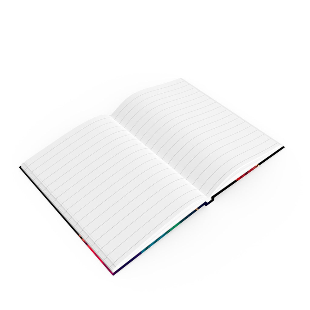 Rainbow Fractal Bear Design Journal - Perfect for Gifts, Journaling, and Celebrations