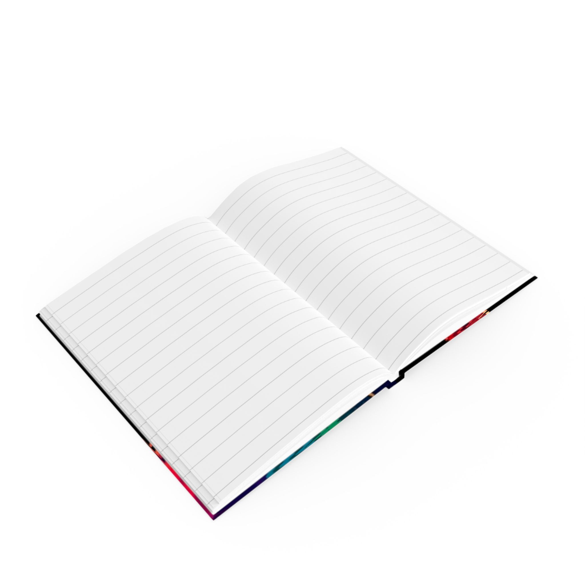 Rainbow Fractal Bear Design Journal - Perfect for Gifts, Journaling, and Celebrations