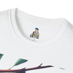 Trans Caterpillar to Butterfly Transformation T-Shirt, Unisex Graphic T-Shirt