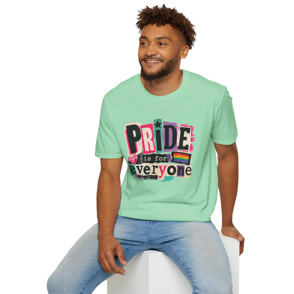 Pride Is for Everyone T-Shirt — Colorful LGBTQ+ Ally Tee