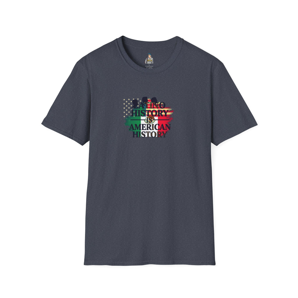 Unisex Softstyle T-Shirt - 'Latino History is American History' Graphic Tee