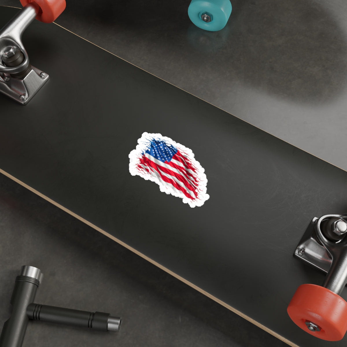 Die-Cut Stickers - American Flag Art