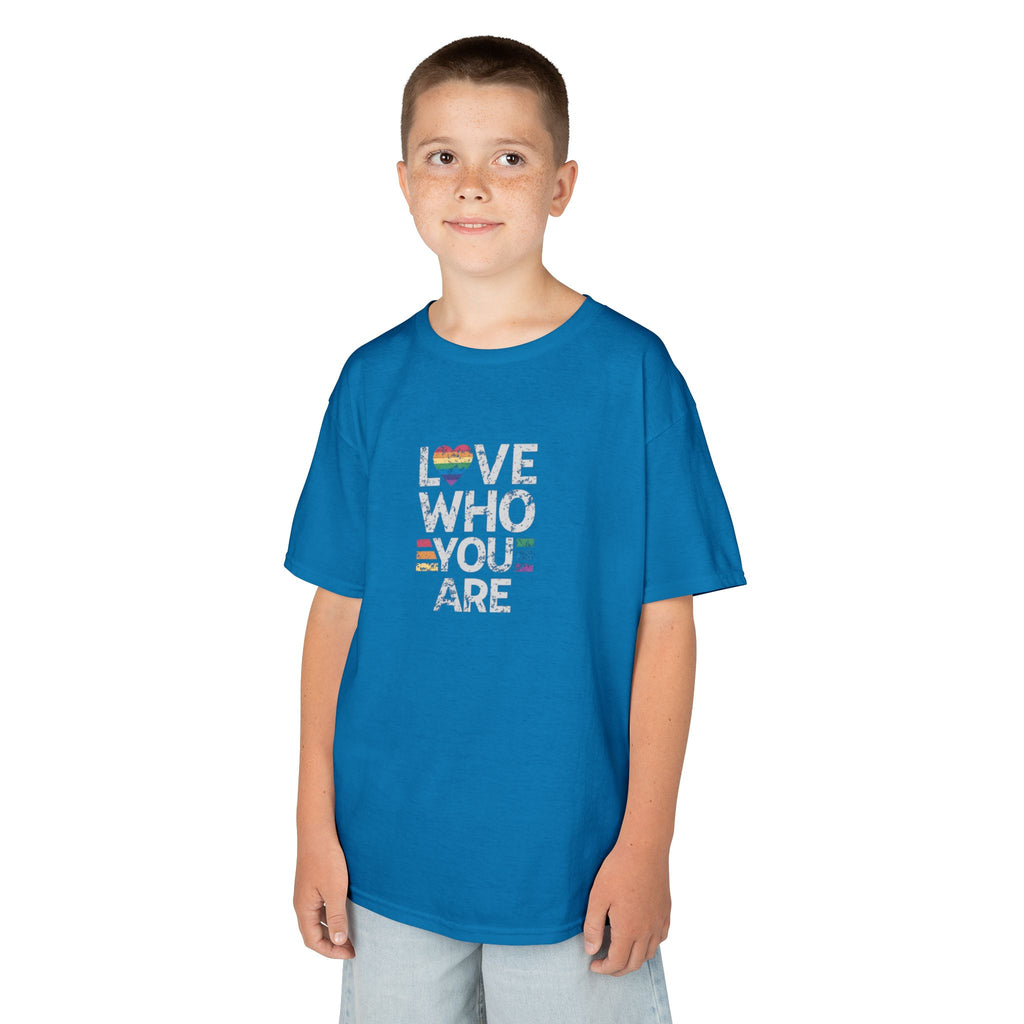 Love Who You Are Kids Heavy Cotton™ Tee - Pride Shirt for Children