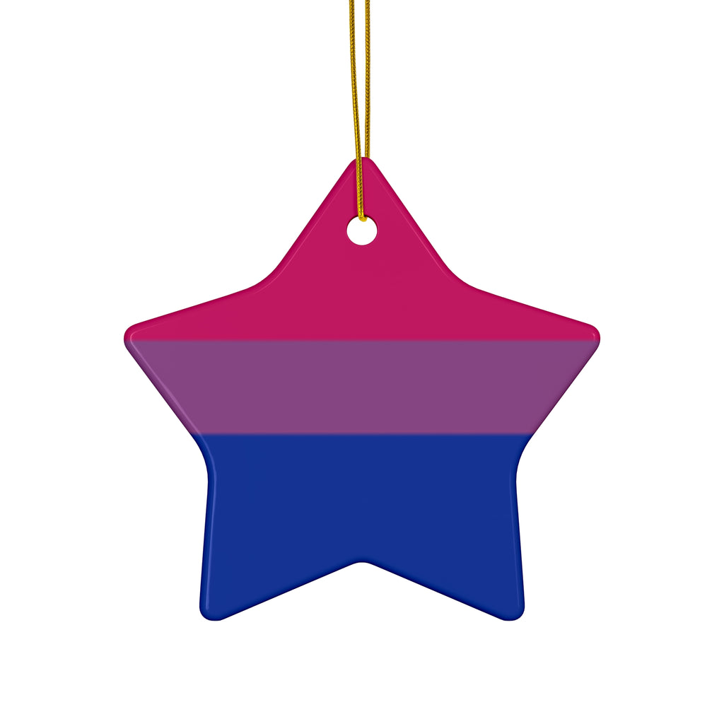 Bisexual Pride Ceramic Ornament - Celebrate Love & Diversity