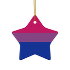 Bisexual Pride Ceramic Ornament - Celebrate Love & Diversity