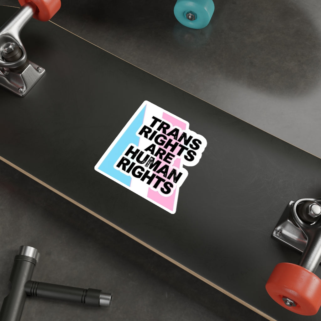 Die-Cut Stickers - TRANS RIGHTS ARE HUMAN RIGHTS