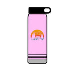 32oz Water Bottle Camping Sunset Scene